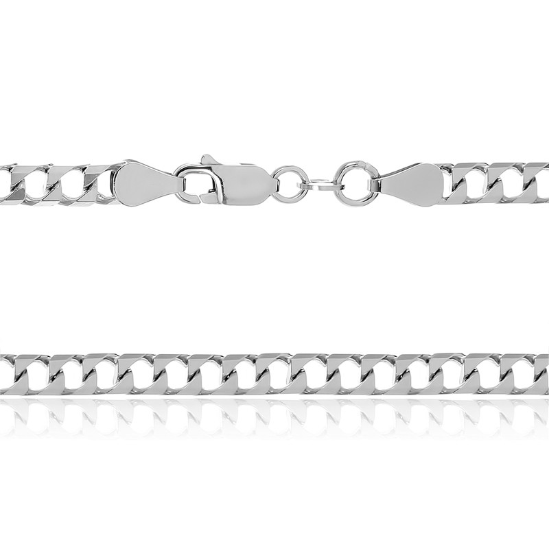 

Серебряная цепь Silvex925 родированная - 828Р 2/50, женская