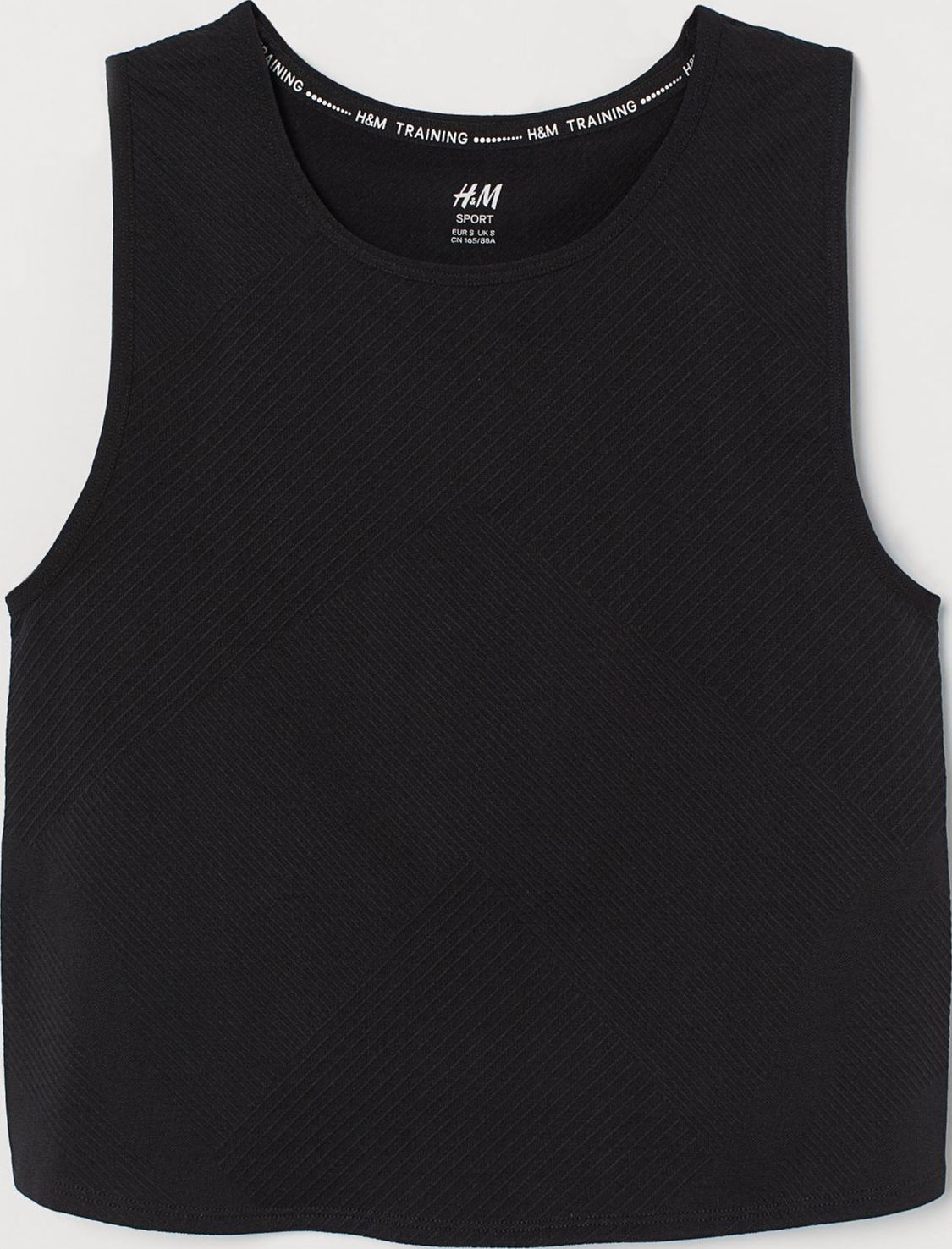 

Топ спортивный H&M 84236117 XL Черный