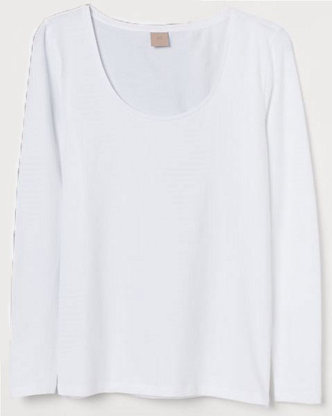 

Лонгслив H&M 84543505  Белый, Лонгслив H&M 84543505 XL Белый