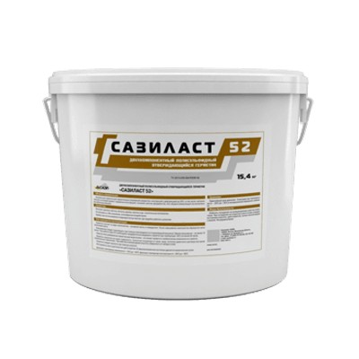 

Двухкомпонентный жидкий герметик для фасадов Сази Сазиласт 52 (15,4 кг)