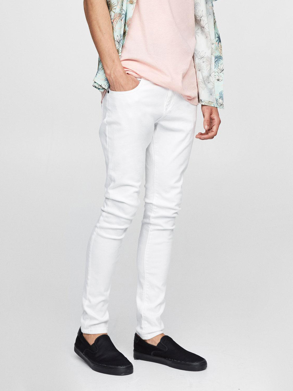 Джинсы Pull & Bear XAZ150907TUVS 40/31 Белые (DD8000003184532) – низкие ...