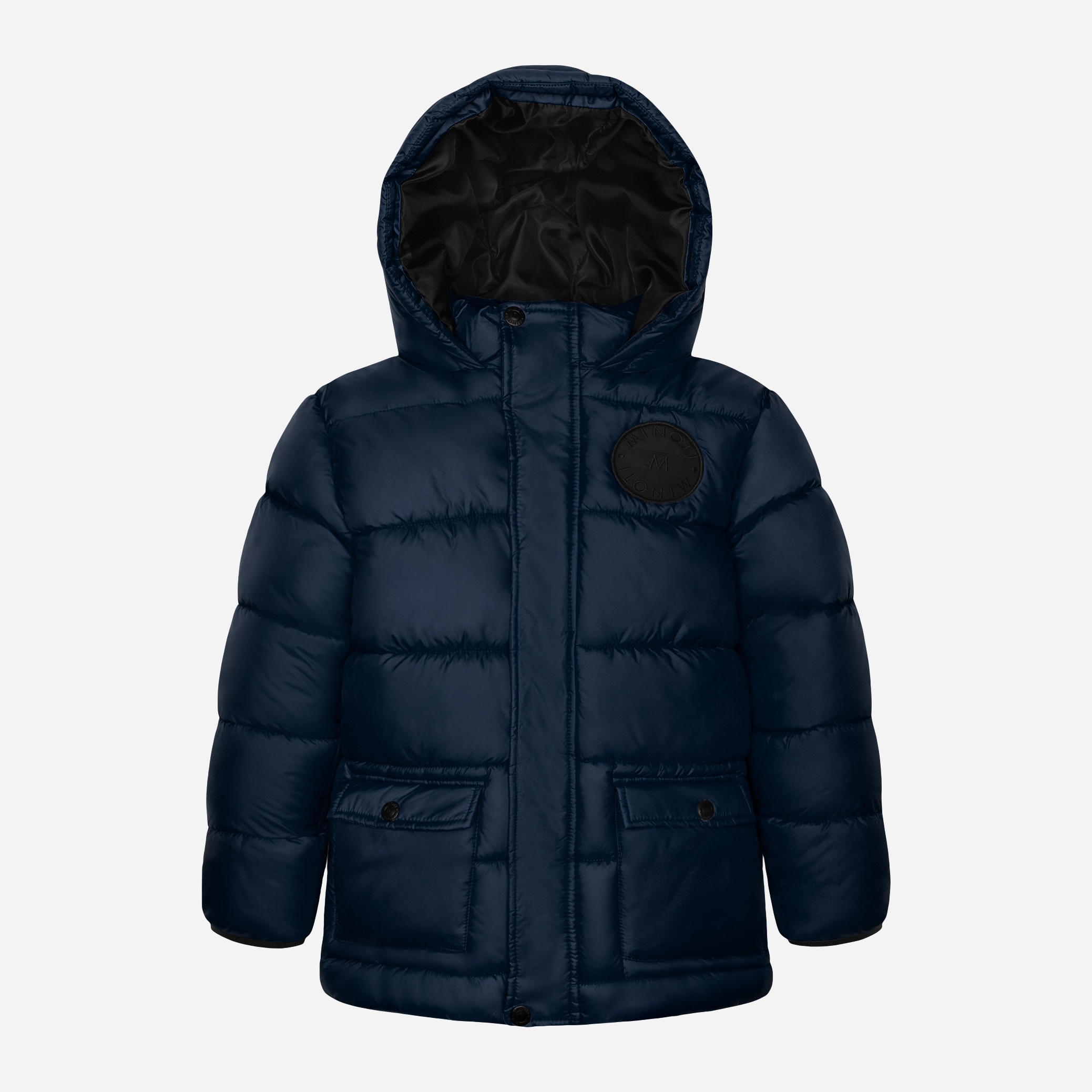Акция на Дитяча зимова куртка для хлопчика Minoti 11COAT 7 37370KID 92-98 см Темно-синя от Rozetka
