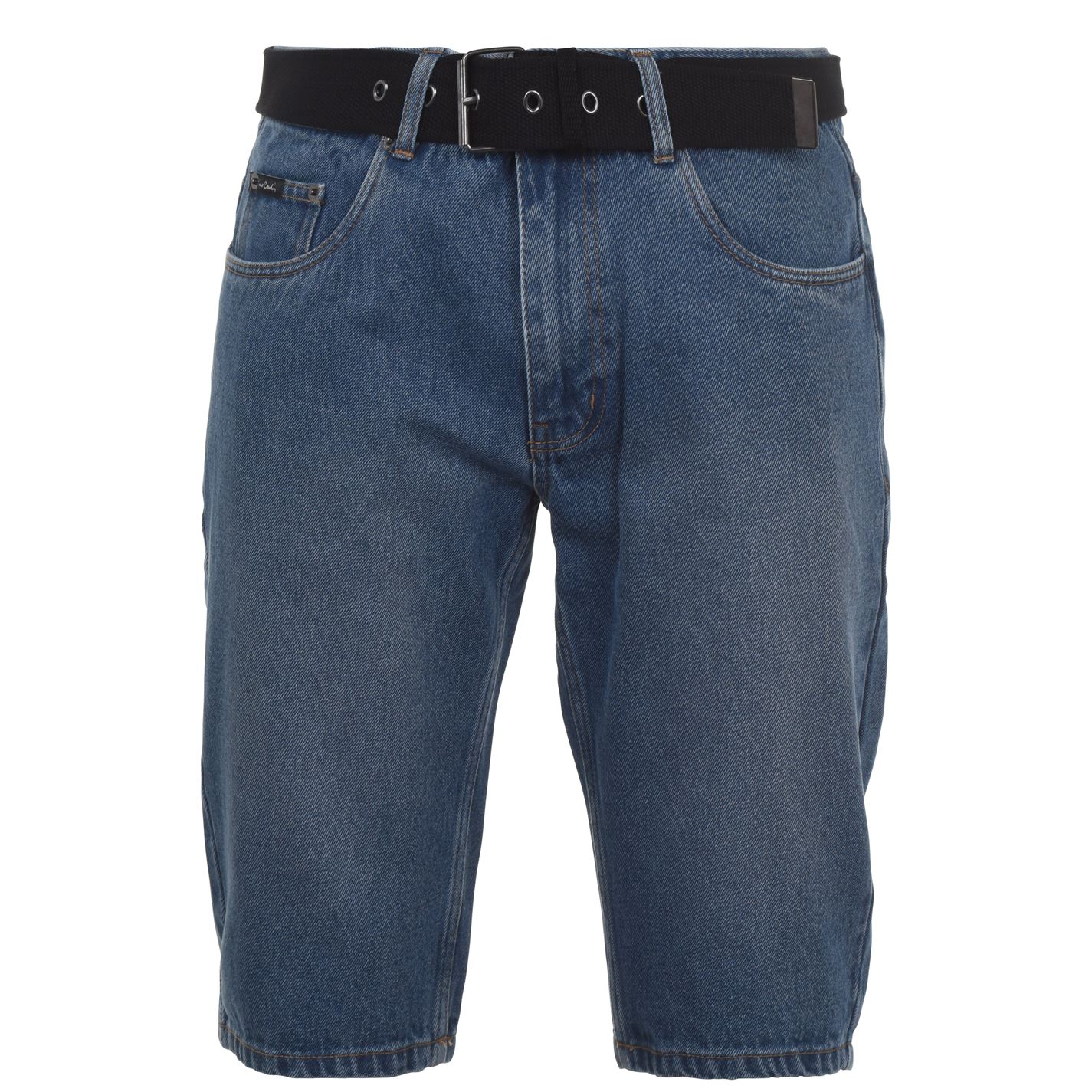 

Шорты Pierre Cardin Web Belt Denim Shorts Mens 2XL Синий