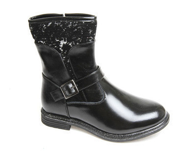 

Ботинки для девочки Сказка 03536001 ВК чёрные р. 34-21 см