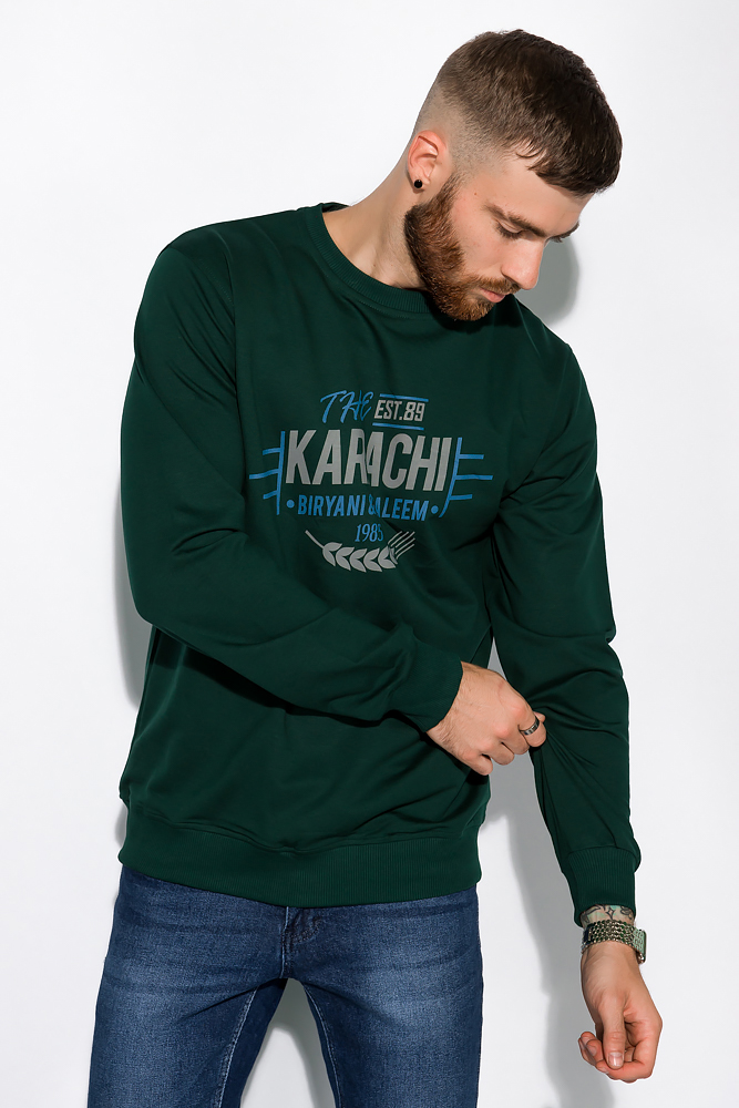 

Свитшот в стиле Casual Time of Style 157P1506 S Зеленый