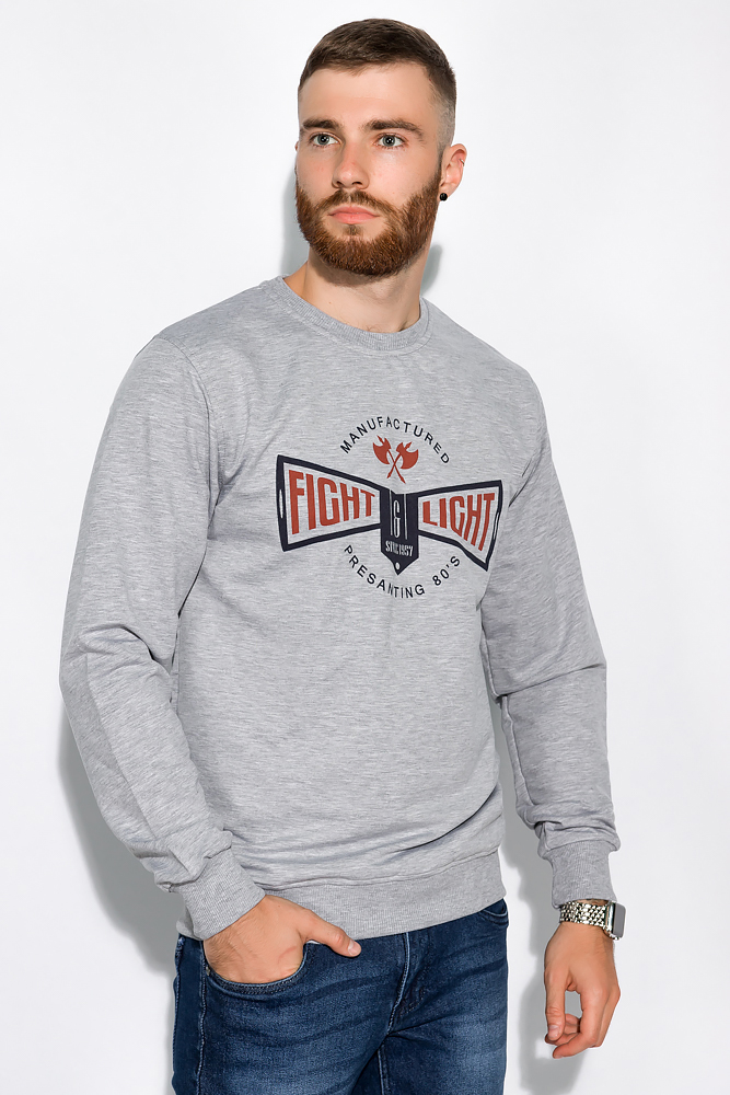 

Свитшот в стиле Casual Time of Style 157P1508 M Светло-серый