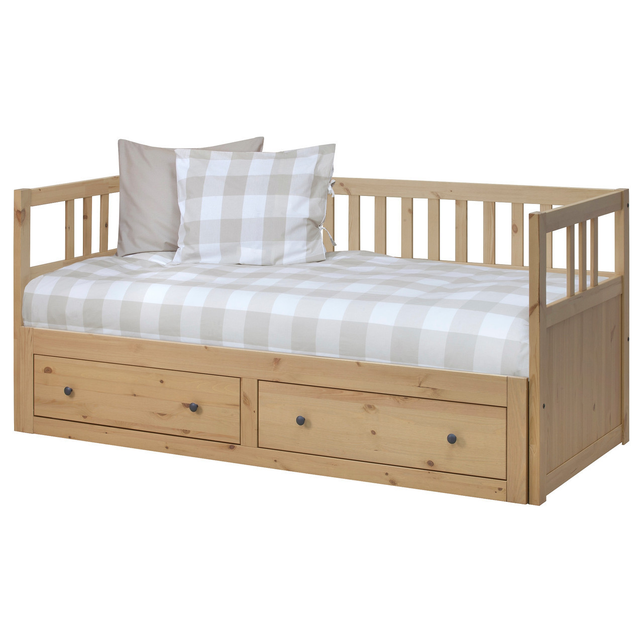 

Кушетка с 2 ящиками IKEA HEMNES 160x200 см светло-коричневый (103.326.74)