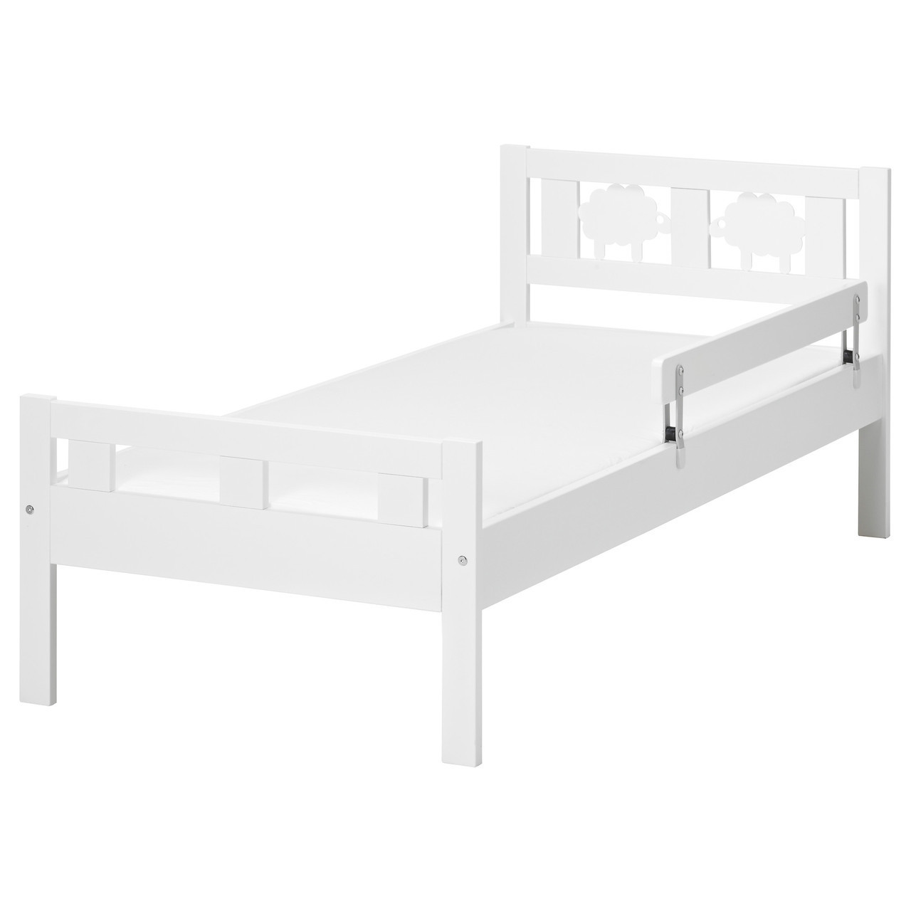 

Каркас кровати IKEA KRITTER с дном из реек белый (691.854.35)