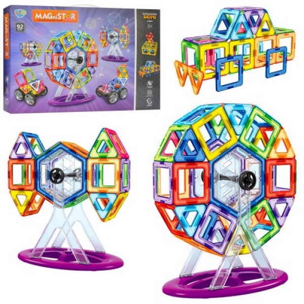 

Детский конструктор Limo Toy магнитный 92 детали (4001)