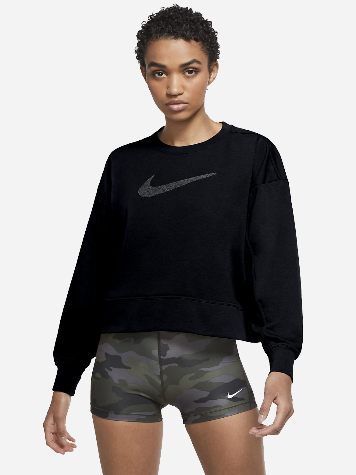 

Свитшот Nike W Nk Dry Get Fit Crew Swsh CU5506-010, Свитшот Nike W Nk Dry Get Fit Crew Swsh CU5506-010 M