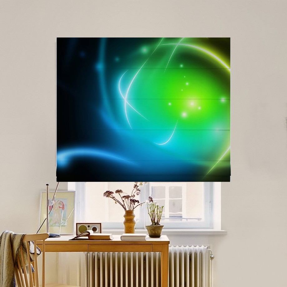 

Римская штора система Classic InHt Фотопечать Абстракция 13-316 Блэкаут 150х170 см