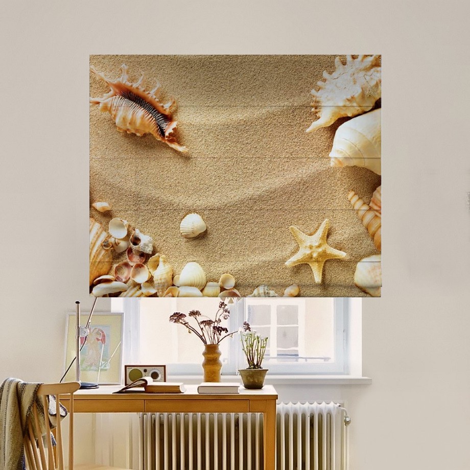 

Римская штора система Classic InHt Фотопечать Море 00-076 Блэкаут 240х170 см