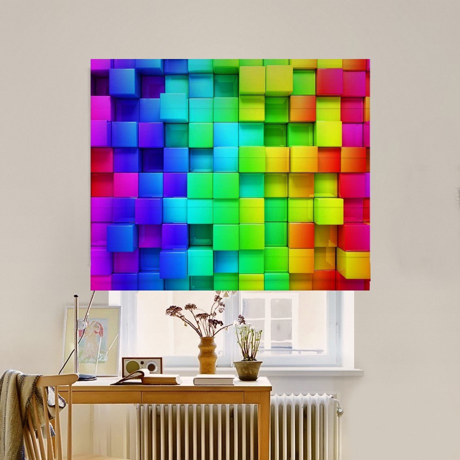 

Римская штора система Classic InHt Фотопечать Абстракция 00-284 Блэкаут 130х170 см