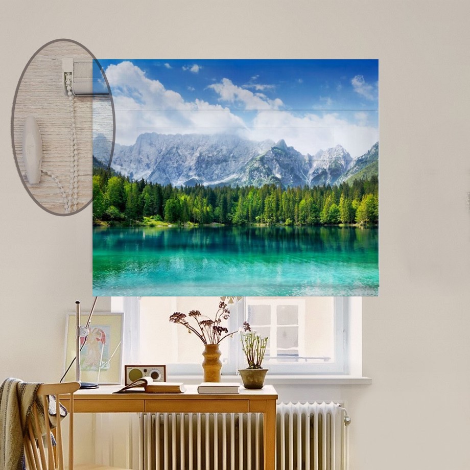 

Римская штора система Lux Coullise InHt Фотопечать Природа 05-603 Блэкаут 200х170 см