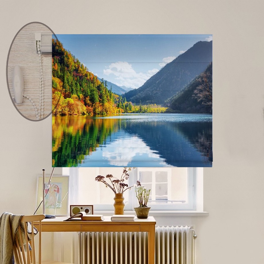 

Римская штора система Lux Coullise InHt Фотопечать Природа 05-301 Блэкаут 230х170 см