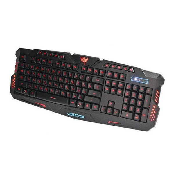 

Игровая клавиатура RIAS M200 Tricolor с подсветкой USB Black (2_005881)