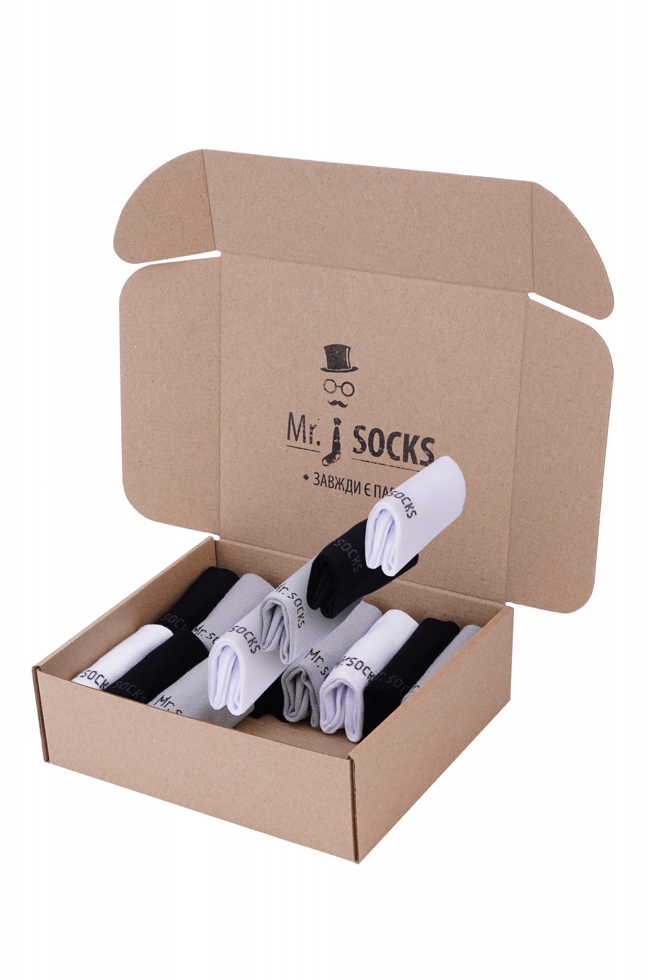 

Подарунковий набір шкарпеток Mr.SOCKS Sport MIX для чоловіків, 15 пар