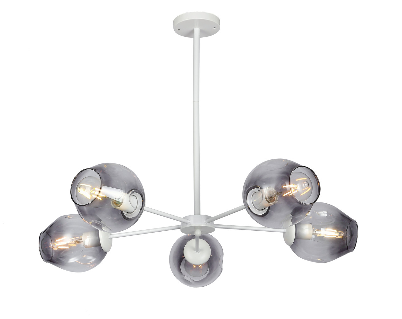 

Люстра Levistella 7526039-5 WH+BK