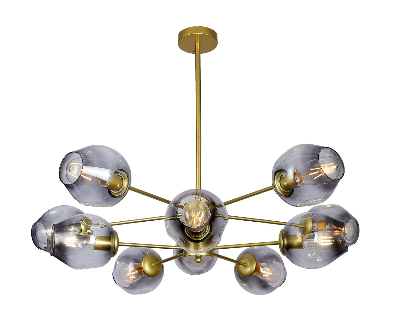 

Люстра Levistella 7526035-10 GD+BK