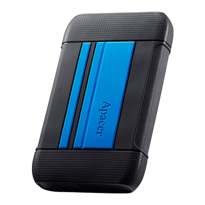 

Жорсткий диск зовнішній Apacer USB 3.1 Gen1 AC633 2TB 2,5" Чорно-синій (AP2TBAC633U-1)