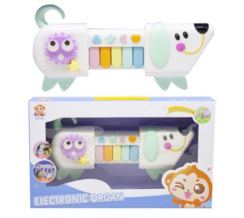 

Орган складной "Puppy Electronic Organ" (бирюзовый) JIA YU TOY BA7899 ( TC125826)