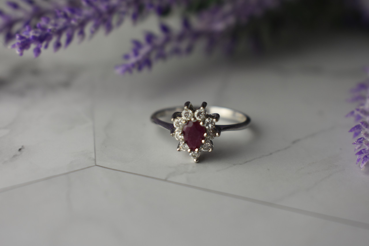 

Серебряное кольцо со Шпинелью и Фианитами 6453 Sky Jewelry 18,5 (176)