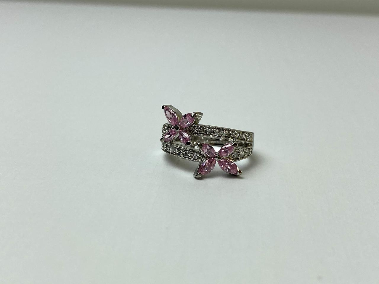 

Серебряное кольцо с Фианитами Бабочки 09 Sky Jewelry 17