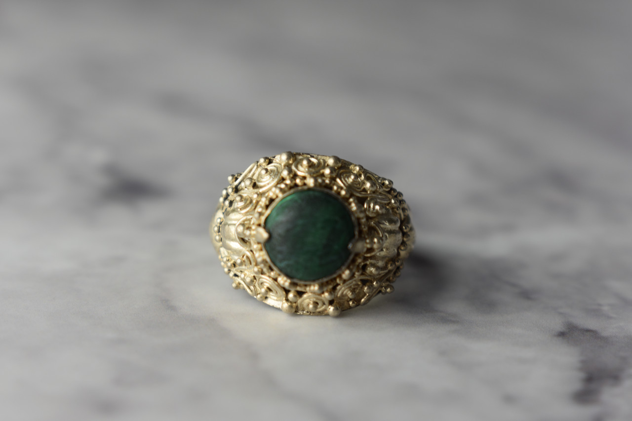 

Серебряное кольцо с Камнем Малахит 889 Sky Jewelry 16 (130)