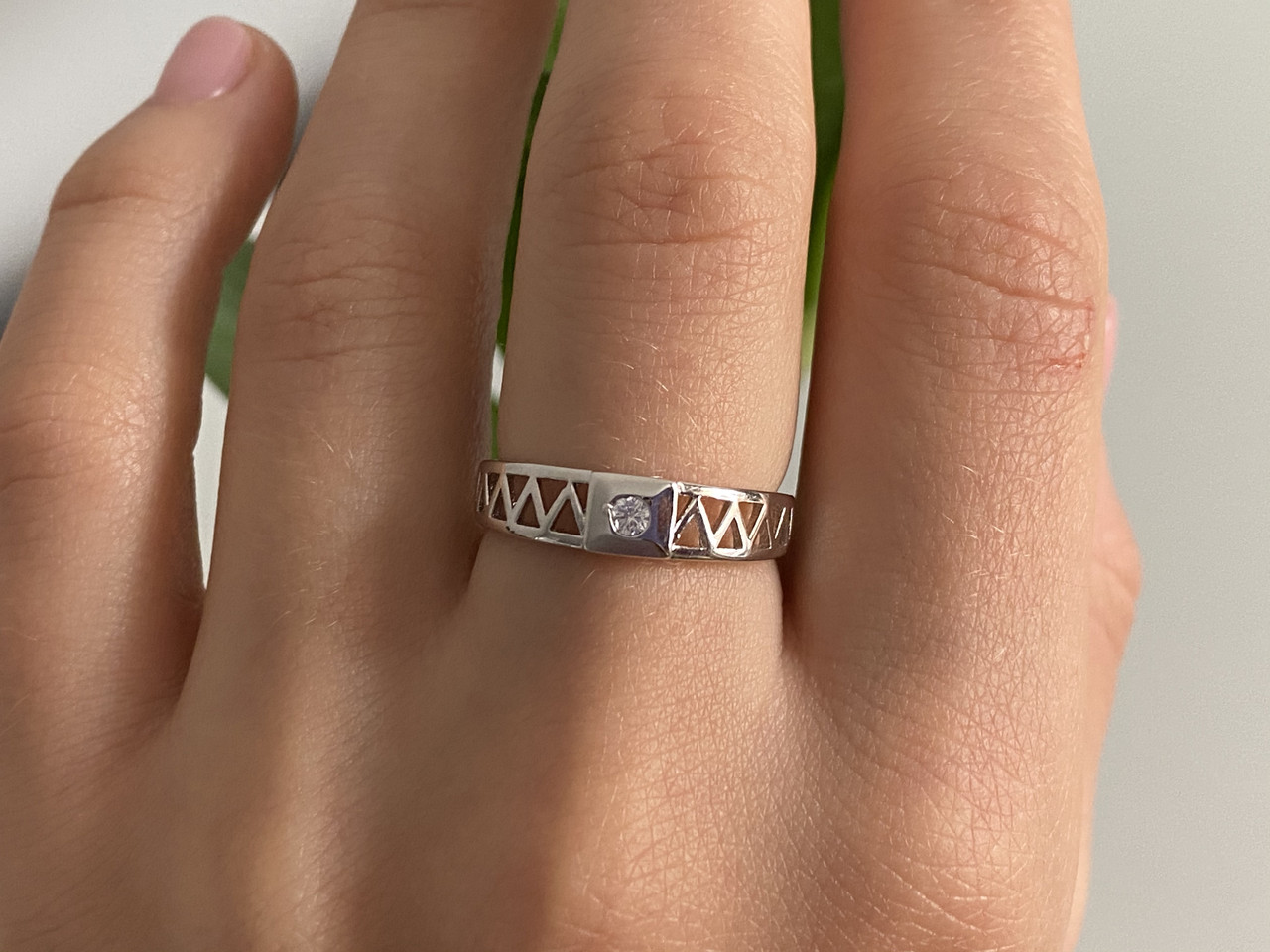 

Кольцо из серебра с Фианитом Классика 3345 Sky Jewelry 18 (л2541)