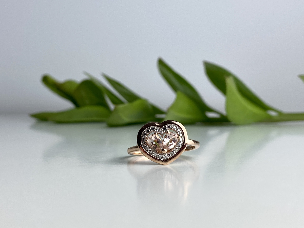 

Серебряное кольцо в позолоте с Морганитом 2627 Sky Jewelry 21 (0087)