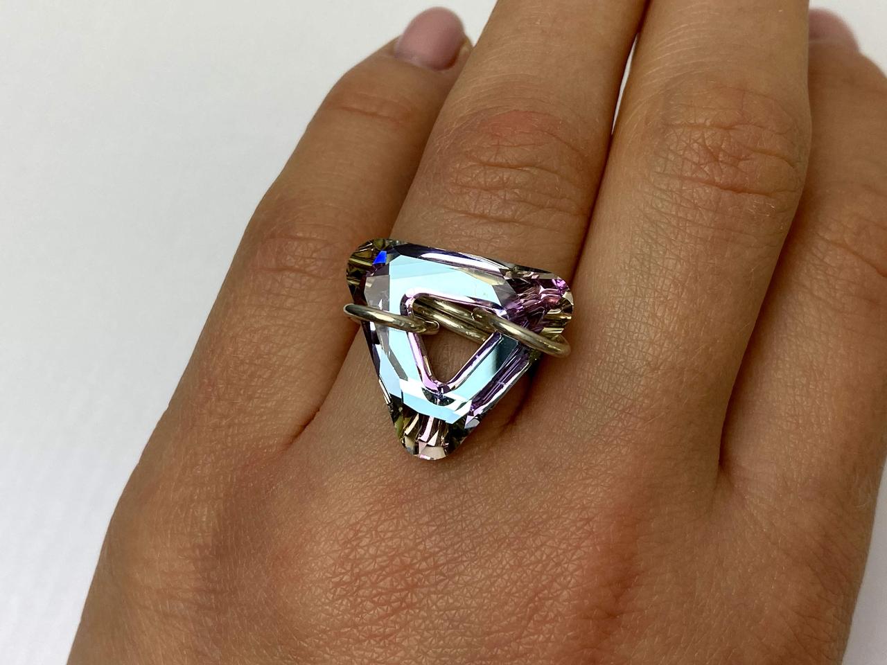 

Серебряное кольцо с Ювелирным Стеклом Изыск 11 Sky Jewelry 17