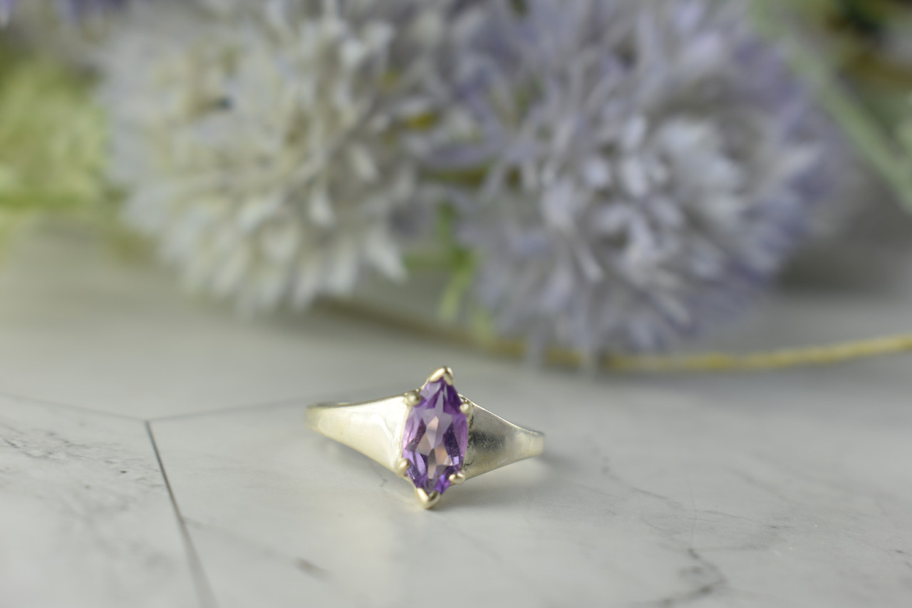 

Серебряное кольцо с Аметистом Классика 6778 Sky Jewelry 18 (312)