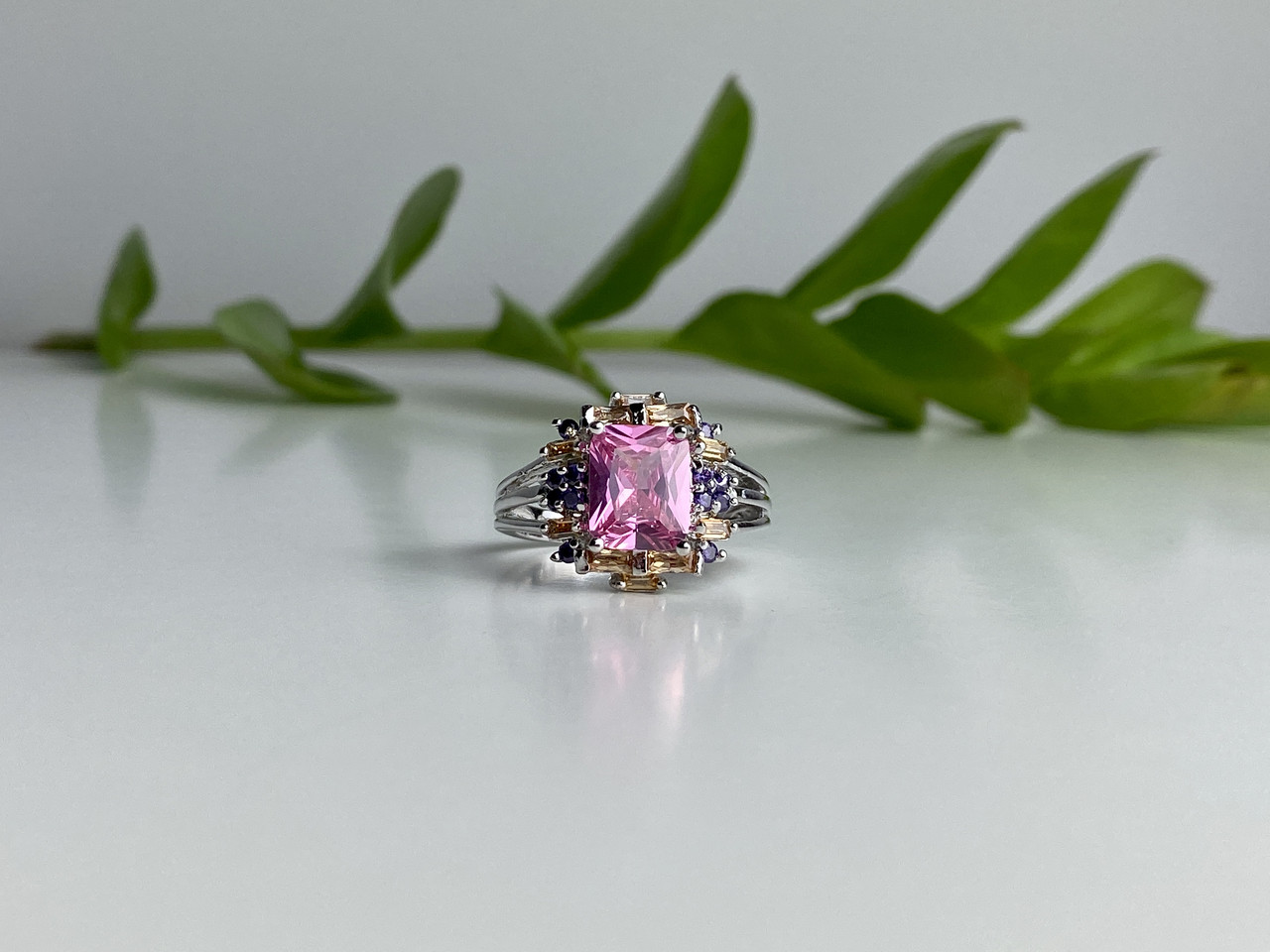 

Кольцо из серебра с Фианитами Сияние 373 Sky Jewelry 21 (лл765)
