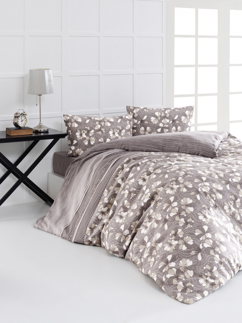 

Комплект теплого постельного белья евро Flannel от First Choice Gianna Vizon 200х220 см (FLN-11)