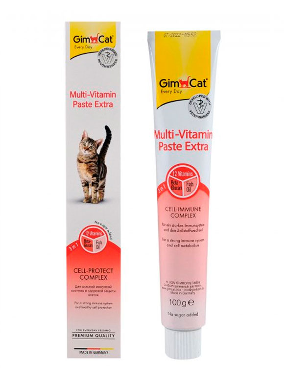 Паста для кошек GimCat Multi-Vitamin Paste Extra мультивитамин экстра ...