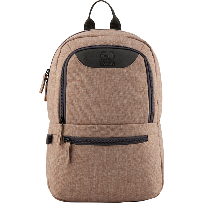 

Рюкзак подростковый GoPack GO20-119S-2 бежевый