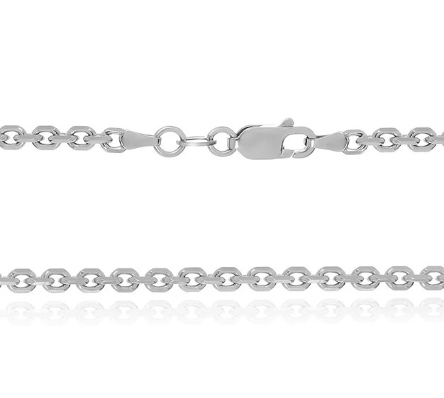 

Серебряная цепь Shkatulka родированная якорь 855Р 9/55-0, размер 55