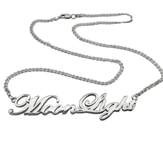 

Серебряное колье Shkatulka с именем Moon Light 922-0