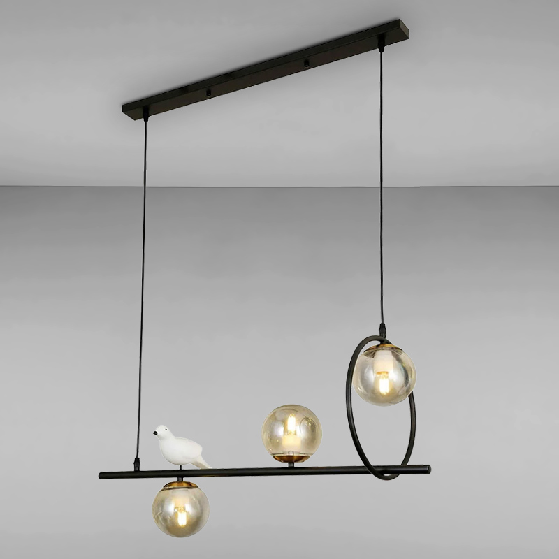 

Люстра подвесная Light House LS-15189-3 BK+BK черная