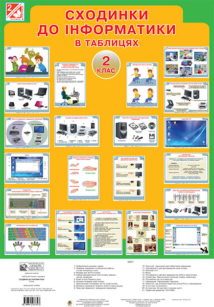 

Інформатика в ТАБЛИЦЯХ. 2 клас. Навчальний посібник.(за програмою 2012 р.+ голограма)