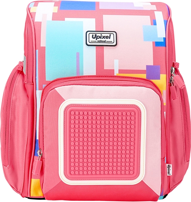

Рюкзак Upixel Funny Square School 0.88 кг 27x26x15 см Розовый (6955185809785)