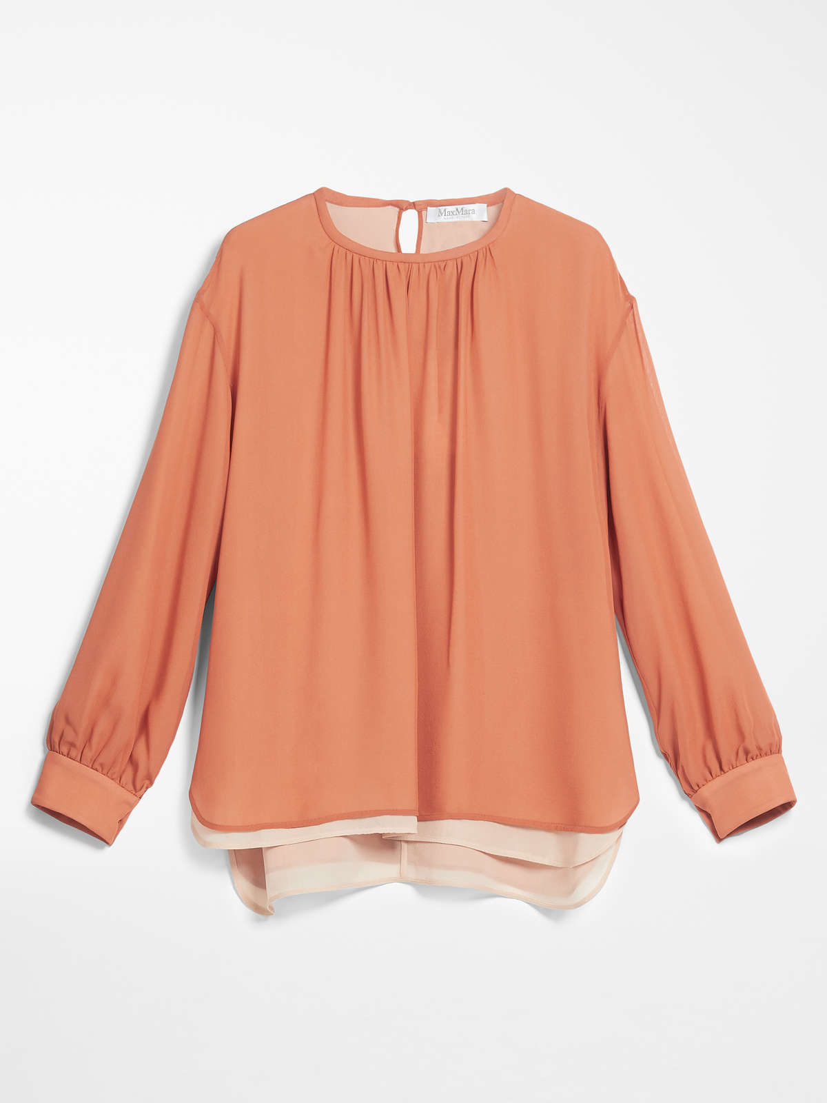 

Блуза MaxMara  Бежевая 11960199000, Блуза MaxMara 44 Бежевая 11960199000