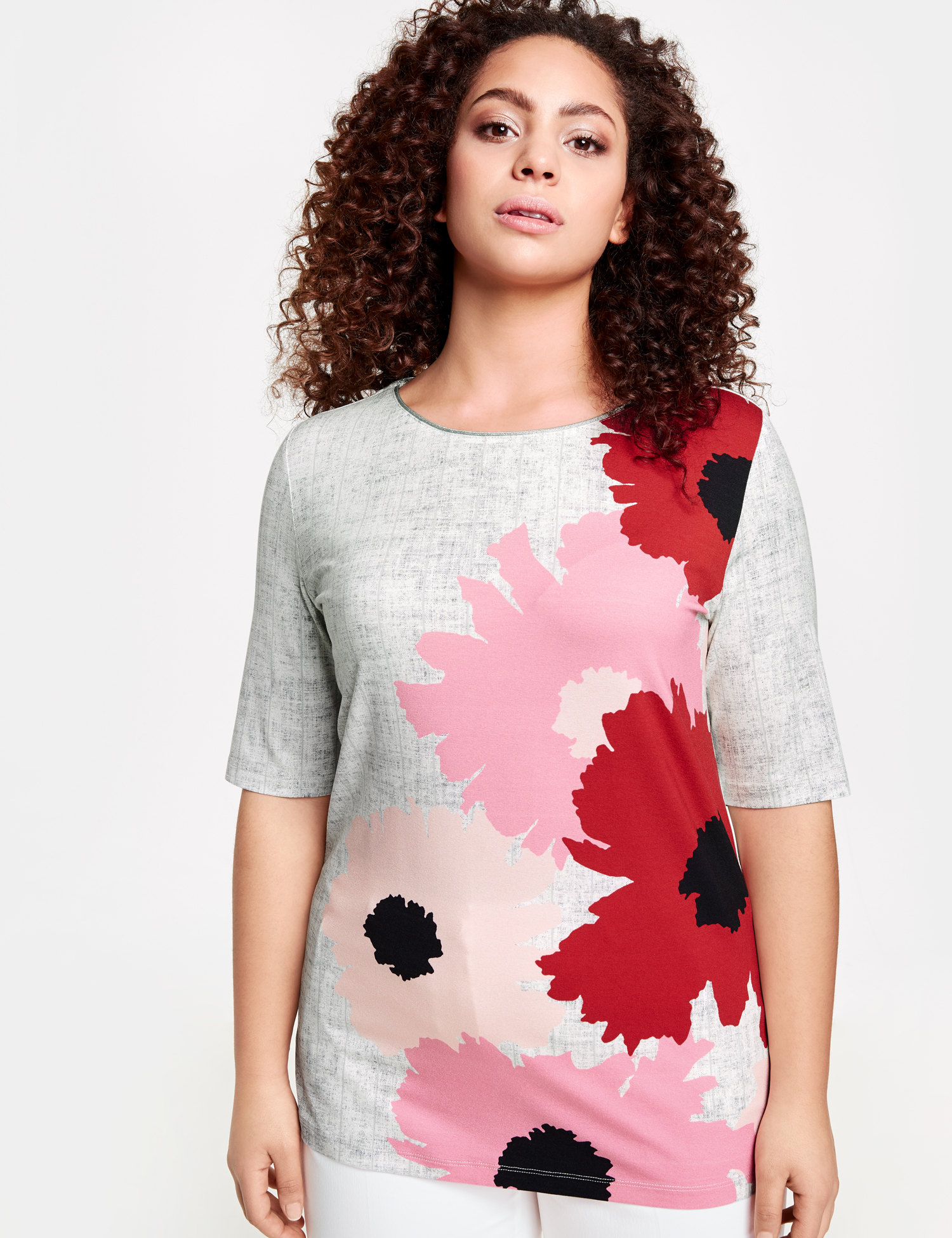 

Блуза Gerry Weber 46 Серая 272024.26219