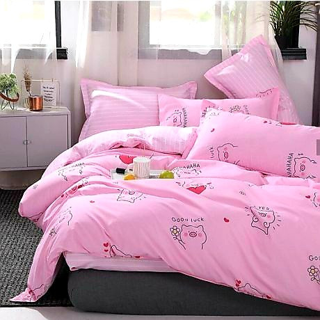 

Комплект постельного белья Donna Race Софткоттон K1-AB-6-011 pink 200*220