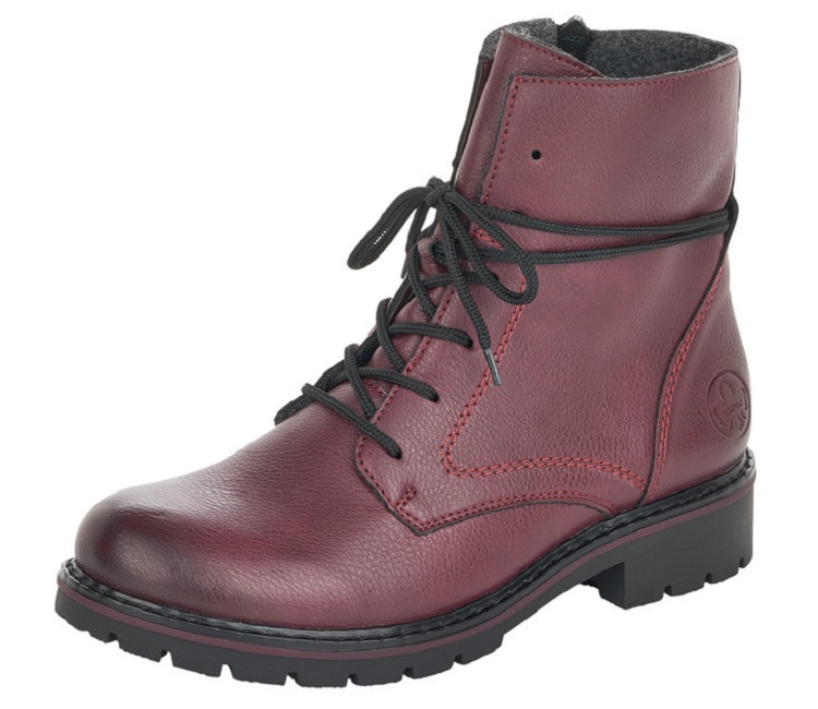 

Ботинки Rieker Y9132-35 40р бордовые