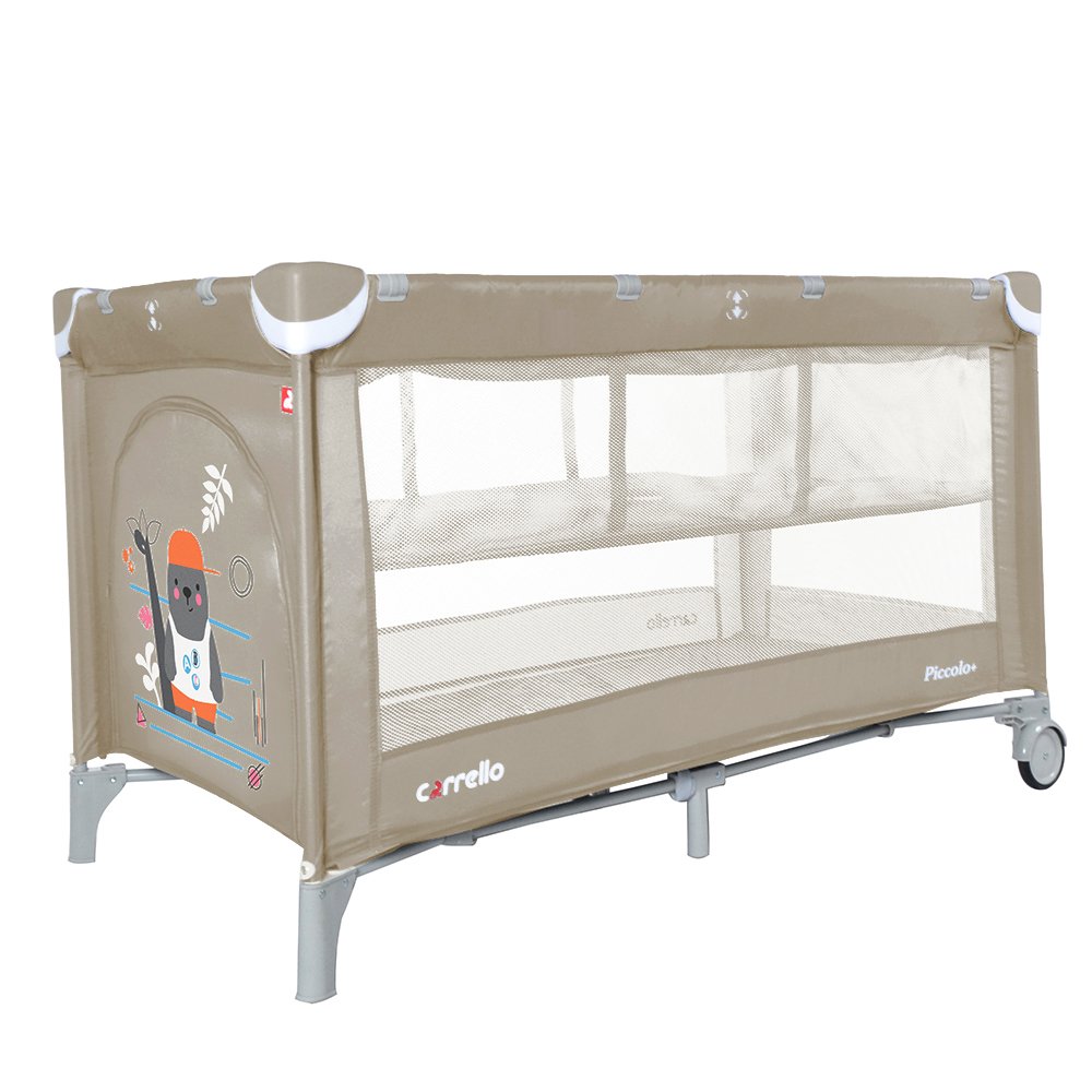 

Кровать-манеж со вторым дном Carrello Piccolo+ CRL-9201/2 Sand Beige