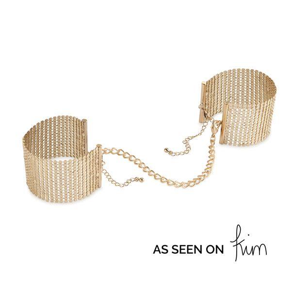 

Украшение-наручники Bijoux Indiscrets Desir Metallique Handcuffs - Gold