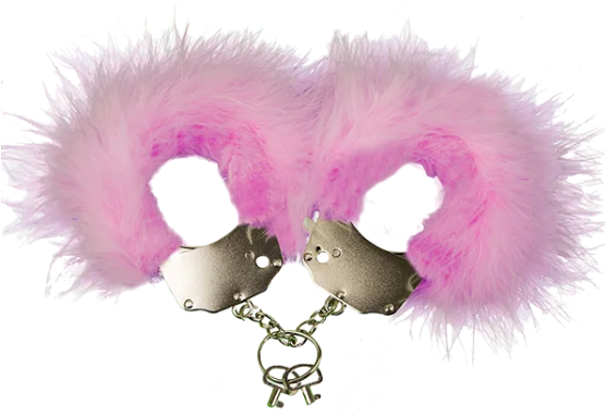 

Наручники металлические с розовой отделкой Adrien Lastic Handcuffs Pink