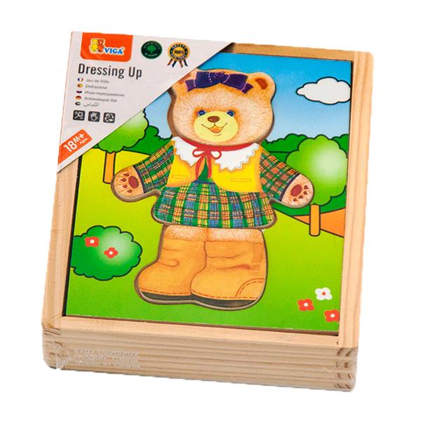 

Игровой набор Viga Toys 'Гардероб медведицы' (56403)