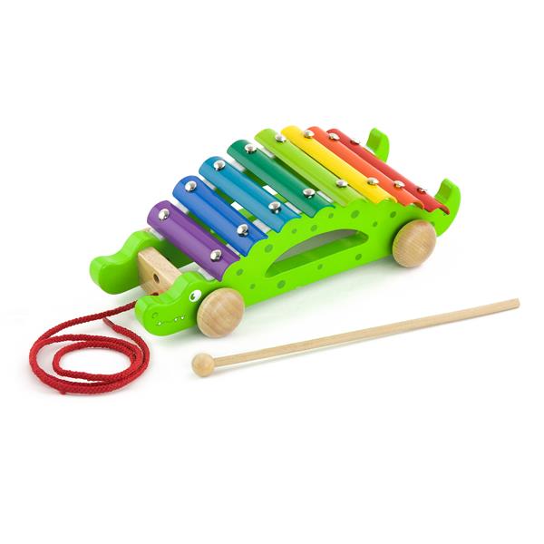 

Игрушка-каталка Viga Toys 'Крокодил' (50342)